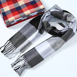 Fashionable Thick Plaid Scarf for Women