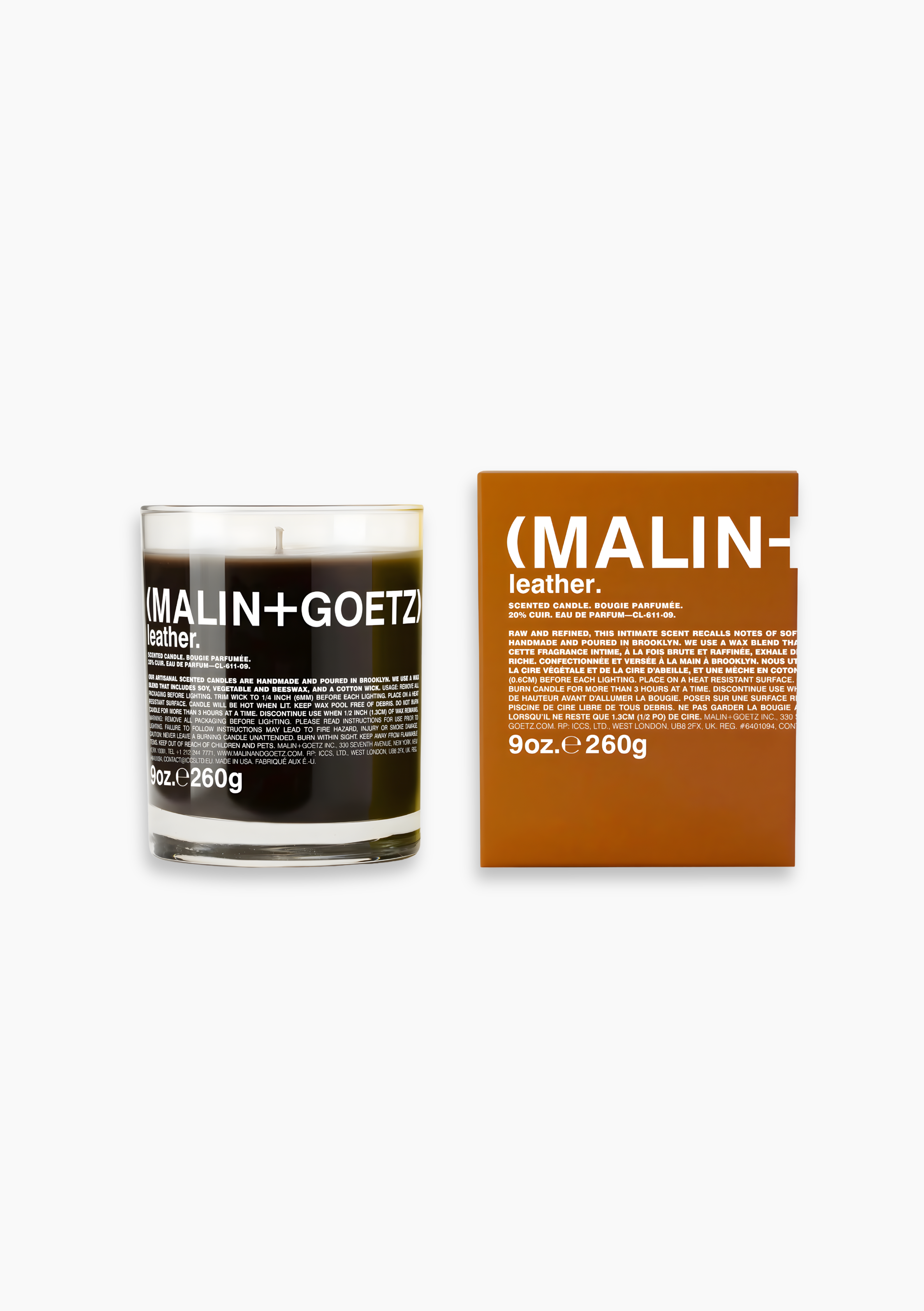Leather Brown Candle