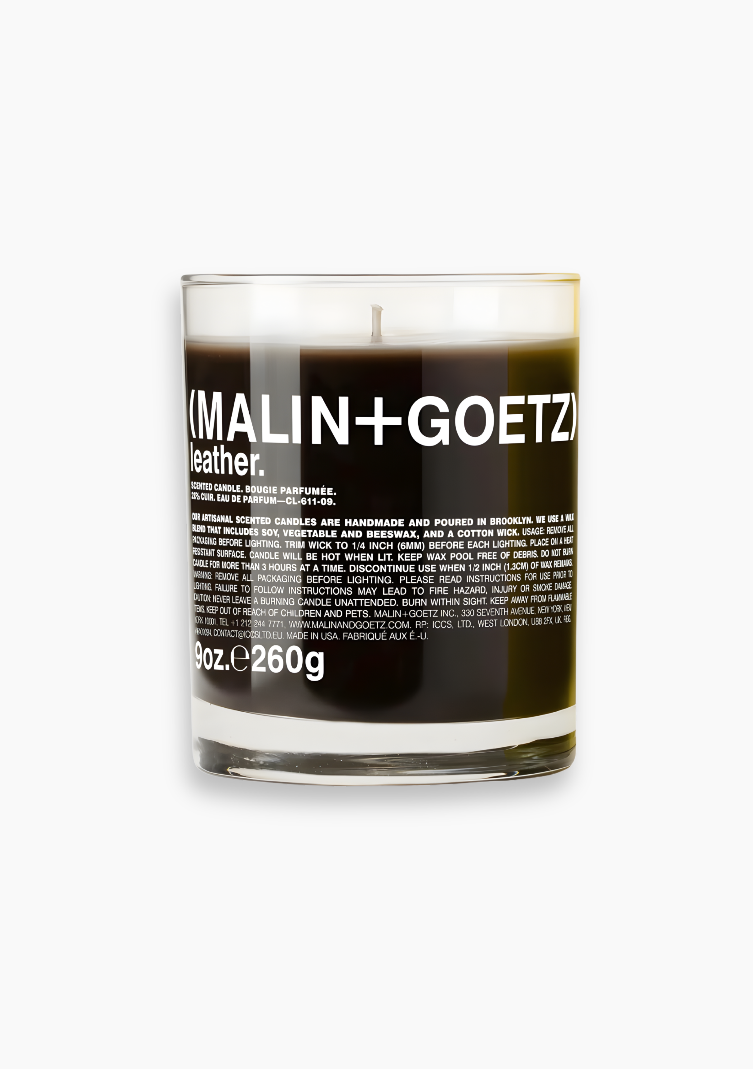 Leather Brown Candle
