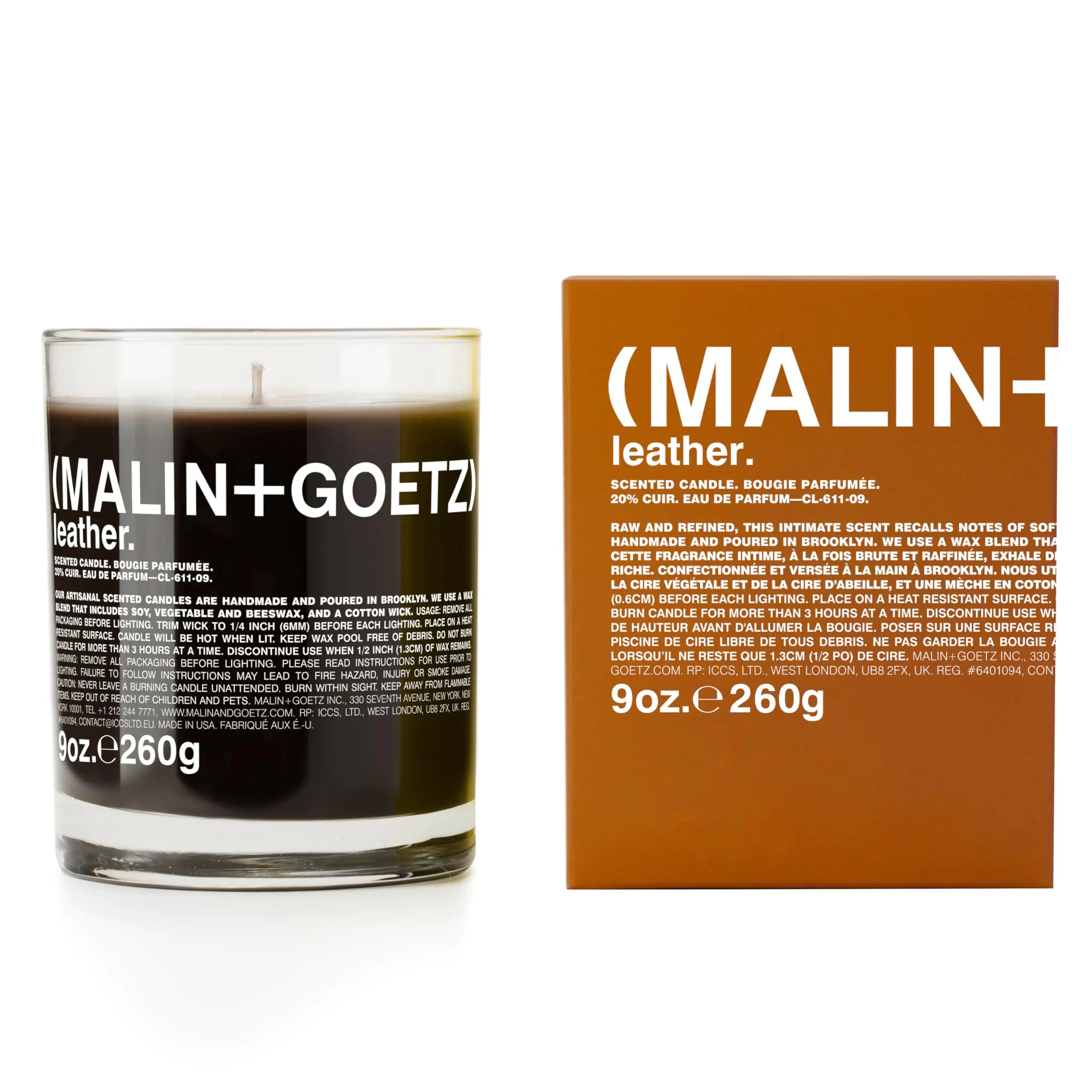 Leather Brown Candle