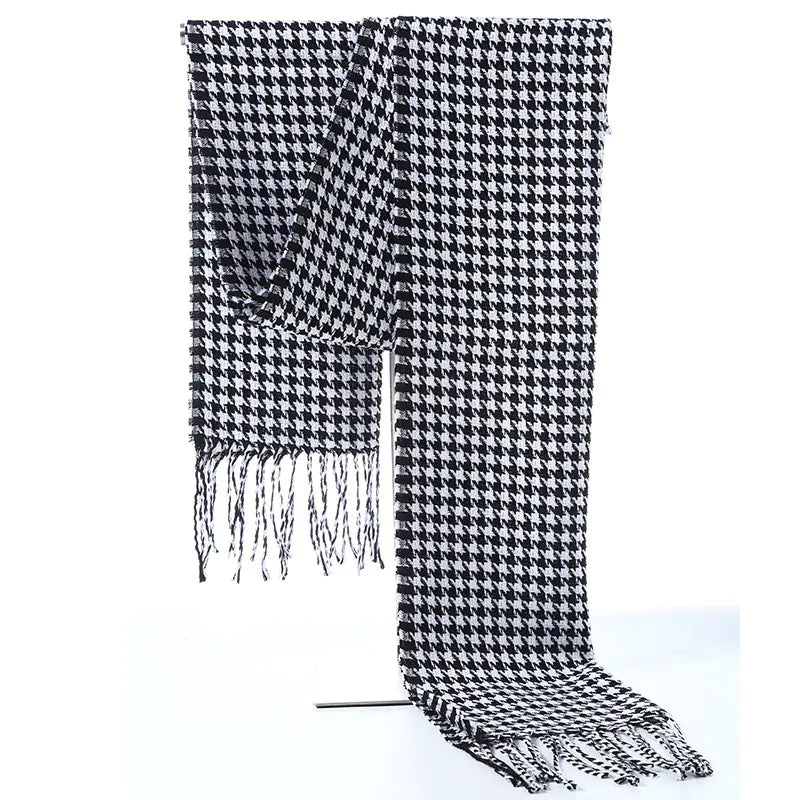 Fashionable Thick Plaid Scarf for Women