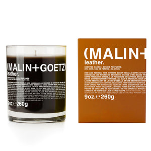 Leather Brown Candle