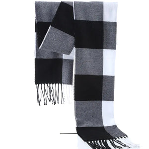 Fashionable Thick Plaid Scarf for Women